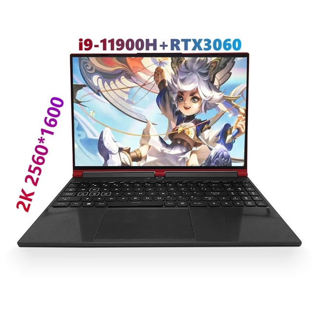 16-Inch Intel Core I9 11th Gen Gaming Notebook RTX3060 6G 2K 2560*1600 Display Thunderbolt 4 for 3D Rendering New English Laptop