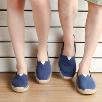 Chaussures en toile bleues pour hommes, espadrilles plateforme, espadrilles de créateur pour femmes 2023