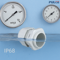 PULTE Presse-étoupe en nylon étanche IP68 M32 M36 M40 Résistant aux produits chimiques Connecteur basse tension PA Joint NBR Câblage extérieur CE