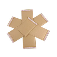 Enveloppe à bulles Kraft naturel pochette d'expédition sac en papier écologique pour emballage cadeau fournitures d'affaires