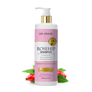 Champú de Marca Propia con Aceite Natural de Rosa Mosqueta, Limpieza Suave, Calmante <span class=keywords><strong>para</strong></span> <span class=keywords><strong>el</strong></span> Cuero Cabelludo, Hidratación Profunda, Control <span class=keywords><strong>del</strong></span> <span class=keywords><strong>Frizz</strong></span>, Suavidad y Brillo - Product Image 1