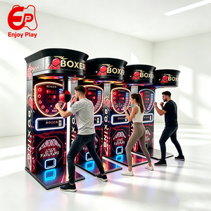 Machine <span class=keywords><strong>de</strong></span> test <span class=keywords><strong>de</strong></span> force <span class=keywords><strong>de</strong></span> <span class=keywords><strong>boxe</strong></span> d'arcade à monnayeur avec mode <span class=keywords><strong>de</strong></span> jeu gratuit et récompense par ticket pour les zones piétonnes - Product Image 1