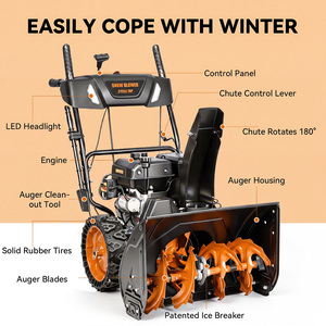 Heavy Duty Gas Powered Snow Blower 7HP Dual Stage Snow Clearing Machine for Deep Snow and Driveways - Product Image 6