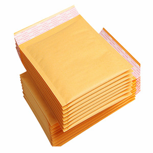 Enveloppes à bulles jaunes en kraft 8,5x11 pouces, petites enveloppes d'expédition auto-adhésives, enveloppes rembourrées jaunes personnalisées - Product Image 4