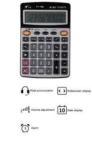 Etal-Panel ffice, alculador de 12 A, larm - Product Image 2