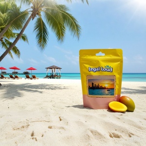 Sacs en mylar anti-odeur personnalisés de 3,5 g, pochette zippée debout pour l'emballage de bonbons gélifiés, stockage alimentaire, doypack - Product Image 2