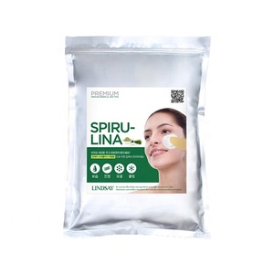 Top vente d'algues vertes spiruline masque d'argile modelante poudre soins de la peau Peel Off pour un nettoyage en profondeur et nourrissant la peau - Product Image 1