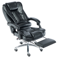 Fauteuil de bureau inclinable pivotant et ergonomique en cuir Boss