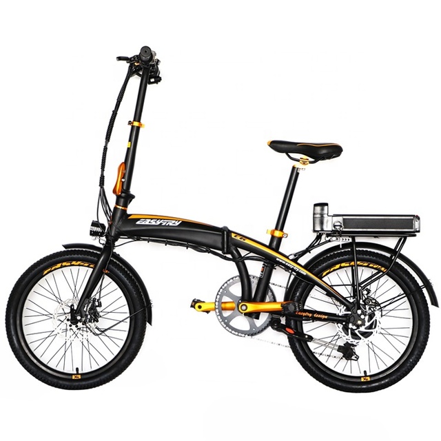 Folding Electric Bike 48V/36V 10.4Ah Lithium Battery Aluminum Alloy Frame Rear Hub Motor 7 Speed