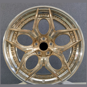 Llanta forjada en oro para mercedes-benz Maybatch G63 G55 G550 G350 G900 W463 Range Rover Rolls <span class=keywords><strong>Royce</strong></span> 2 piezas ruedas de coche de carreras de lujo - Product Image 5