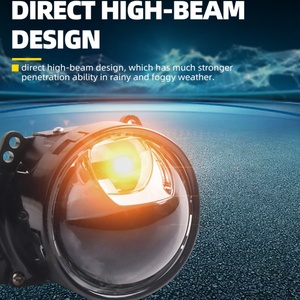 Sanvi LK81 Auto LED <b>Lighting</b> System New <b>Projector</b> Headlights with Square Lens Car Accessories Low Price Motorcycle Accessories - Product Image 3