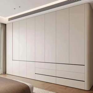 Armario Vestidor a Medida, Juego de Muebles de Dormitorio, Armario de Lujo con Puerta Corredera, Muebles para el Hogar, Almacenamiento, Armario de Madera Maciza - Product Image 1