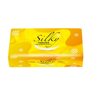 Pulpa de madera virgen, pañuelo Facial impreso personalizado, alta calidad, 2 capas, color blanco, nuevo diseño, 2022 - Product Image 4
