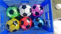 Ballons de football gonflables en PVC plastique de 9 pouces (dégonflés) multicolores, jouet pour enfants pour une utilisation en intérieur/extérieur