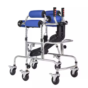Andador y Rollator Pediátrico Azul Antivuelco de Acero Inoxidable para Niños con Discapacidad - Product Image 6