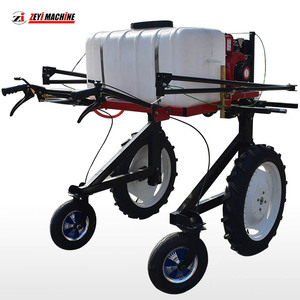 Pulverizador de tierras de cultivo autopropulsado empujado a mano y vehículo rociador automático - Product Image 6