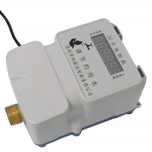 Một mét DN15 Thông Minh Kỹ thuật số Đồng hồ nước IC kiểm soát thẻ máy cho các trường học ký túc xá nhà tắm thẻ swiping Hệ thống trả trước - Product Image 6