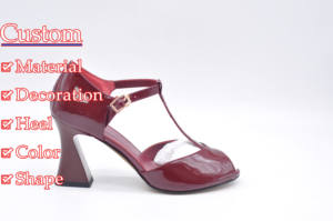 Fabricante <span class=keywords><strong>zapatos</strong></span> de personaje personalizado para <span class=keywords><strong>mujer</strong></span> Sandalias de baile correa en el tobillo tacones de baile para salón Salsa Tango <span class=keywords><strong>Flamenco</strong></span> Latino - Product Image 2