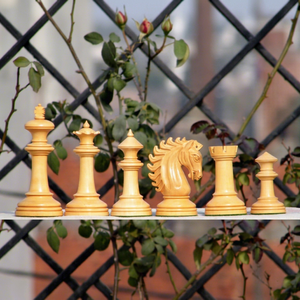 Handmade Westminster Solid Wood Luxury Chess Set-Modern Design for Outdoor Party <b>Entertainment</b> - Product Image 1