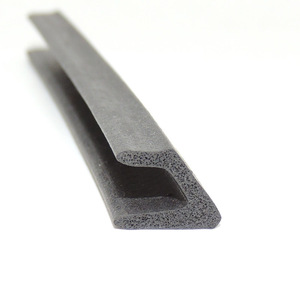 U Shaped <b>Edging</b> Strip Epdm <b>Rubber</b> 100mm Mechanical Cabinet Door Window Protective Trim - Product Image 2
