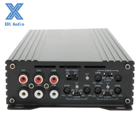 Amplificateur de puissance compact haut de gamme 150W * 6CH de classe D largeur 103mm pour système audio de voiture avec croisements et égaliseurs