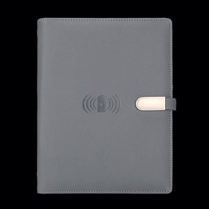 High Quality Low Moq Meeting Outdoor Using A5 Size <b>Binder</b> 100 Sheets <b>Notebooks</b> With Power Bank and Wireless Charge - Product Image 2
