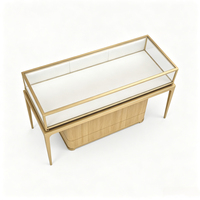Vitrines à bijoux LED personnalisées et vitrines en verre, adaptées à tous les types de bijouteries, montres et magasins de marchandises de luxe