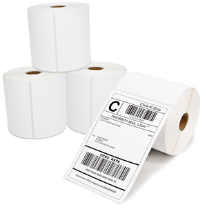 Self Adhesive Label 4x6 Inch Rectangular Thermal <b>Paper</b> for Shipping Packaging with Barcode Print Ready - Product Image 2