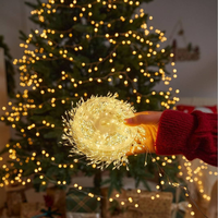 Lumières LED en forme de feux d'artifice, télécommande 8 modes pour Noël, Halloween, lumières de Noël, mariage, fête, décoration de la maison et du jardin