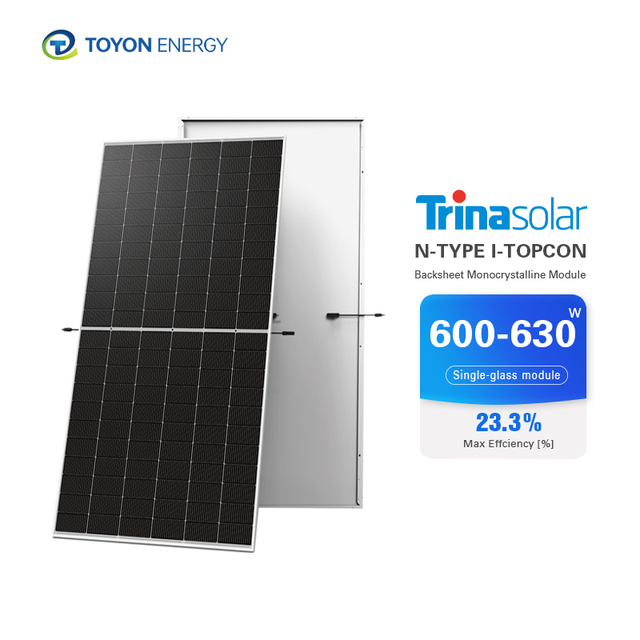 Trina Guaranteed Quality 600W 605W 610W 615W 620W 625W 630W N Type Topcon Monocrystalline 132 Cells Solar Panels