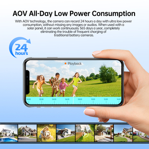 12MP 4G 야외용 태양광 4렌즈 PTZ 보안 CCTV 카메라 컬러 야간 투시 AI 인체 감지 24시간 녹화 양방향 오디오 IP66 - Product Image 3
