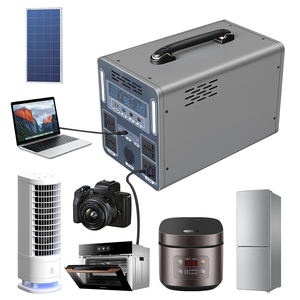 Station d'alimentation portable 1000W, générateur solaire 10000 Watts avec batterie au lithium LiFePO4 et onde sinusoïdale pure pour camping, camping-car et activités <span class=keywords><strong>de</strong></span> plein air - Product Image 1