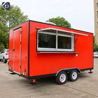 Camion de crème glacée CAMPTRL, remorque alimentaire mobile, cuisine entièrement équipée, chariot à café, chariot à hot-dogs, remorque à pizzas, camion de restauration BBQ, extérieur