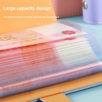 Nouvelle collection de billets de banque commémoratifs grande capacité avec couverture de protection en PU pour billets et pièces de monnaie RMB