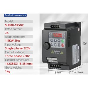 ตัวแปลงความถี่ TDIOZABKX 750W 380V สามเฟส สำหรับมอเตอร์อินเวอร์เตอร์ปรับความเร็วได้ - Product Image 6