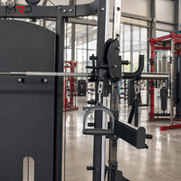 Máquina Smith Multifuncional Comercial con Cable Crossover y Power Rack Todo en Uno para Entrenamiento de Fuerza - Equipo de Gimnasio