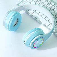 ENC headphone warna Macaron Headset musik nirkabel BT5.0 Headset Noise-canceling Headset Gaming lipat