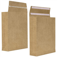 Lot de 50 enveloppes en papier Kraft, 10.5x3x15 pouces, sachet de courrier Express, sacs de livraison automatiques, réutilisables, personnalisés