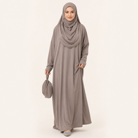Robe de prière Khimar pour femmes, sans épingles, tenue modeste, vêtements islamiques