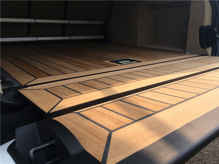 Real Teak Wood Trunk Floor For Range Rover Vogue