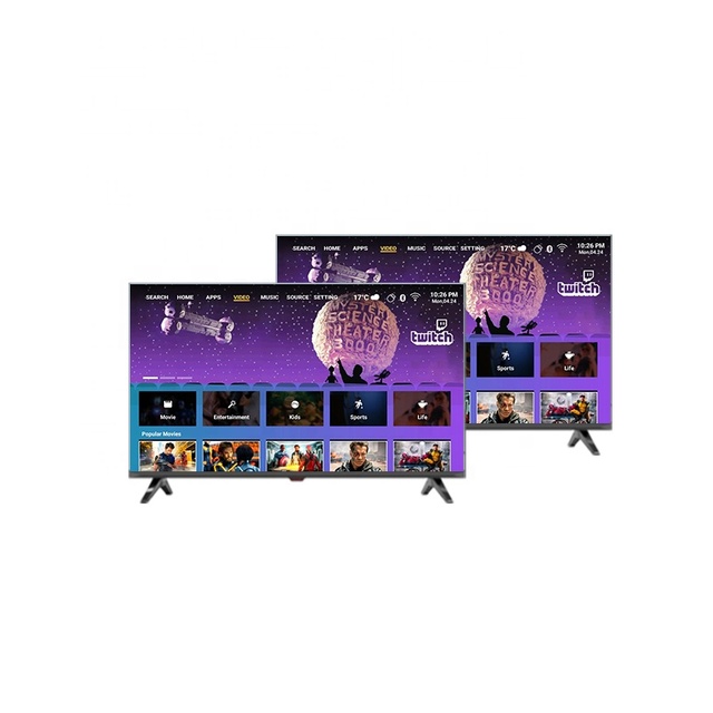 32 42 43 Inch Flat Screen Smart TV LED LCD Android 14 Televisions 32 Inch Smart TV