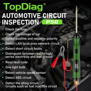 LOGOTIPO personalizado Topdiag P50 Circuito Automotivo <span class=keywords><strong>Tester</strong></span> Auto Multifuncional Veículo <span class=keywords><strong>Tester</strong></span> Tensão <span class=keywords><strong>Tester</strong></span> Pen - Product Image 2
