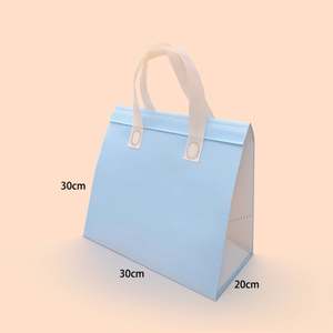 Custom Logo Printed Non-Woven Fabric Cooler <b>Bag</b> Reusable Insulation <b>Beach</b> Food <b>Bag</b> Cheap Custom Made Promotional Letter Cooler - Product Image 1