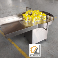 Table de collecte rotative automatique MTW pour débouleuse de bouteilles sur ligne de remplissage