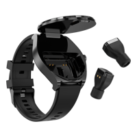 Smartwatch Ultra Berkualitas Tinggi 2024, Headphone TWS Earphone Panggilan dengan Earbuds Headphone Smart Watch Seri 9 Ultra 2 in 1