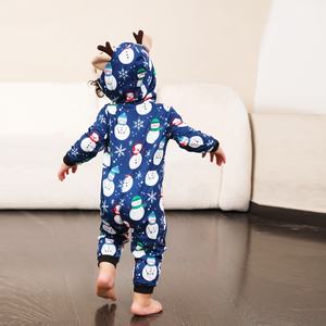 Nouveaux produits Winter Loungewear Onesie vêtements de nuit famille noël pyjamas ensembles assortis - Product Image 6