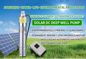 Conjunto completo de bomba de agua sumergible sin escobillas, alimentada por energía solar, para riego agrícola 3YYS1.8/120-D48/500/C Bomba de agua solar - Product Image 3