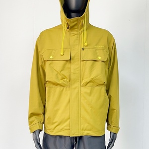 Chaquetas con Capucha para Hombre, Ecológicas, de Secado Rápido, para Senderismo al Aire Libre, Tejido Transpirable con Efecto Tejido y Cierre de Cremallera - Product Image 4