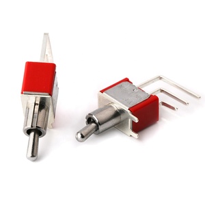 5A125V Dpdt Chuyển Đổi Công Tắc Mini ON-ON 2 Vị Trí 3 Pin Red <span class=keywords><strong>MTS</strong></span>-<span class=keywords><strong>102</strong></span>-C4 2A250V Brass Chuyển Đổi Chuyển - Product Image 4
