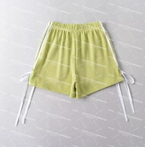 Verdant Strokes Combinaison courte coupe ample pour <span class=keywords><strong>femme</strong></span> Short de sport à séchage rapide avec impression personnalisée brodée Style Streetwear - Product Image 3
